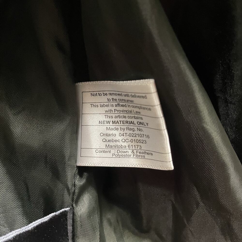 GUESS Puffer Coat Dark Green Women’s Medium Long Hooded Faux Fur Winter NWOT - Picture 11 of 14